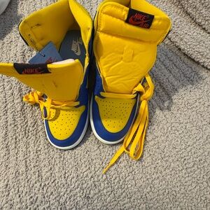 Nike dunk Yellow and Blue Sneakers